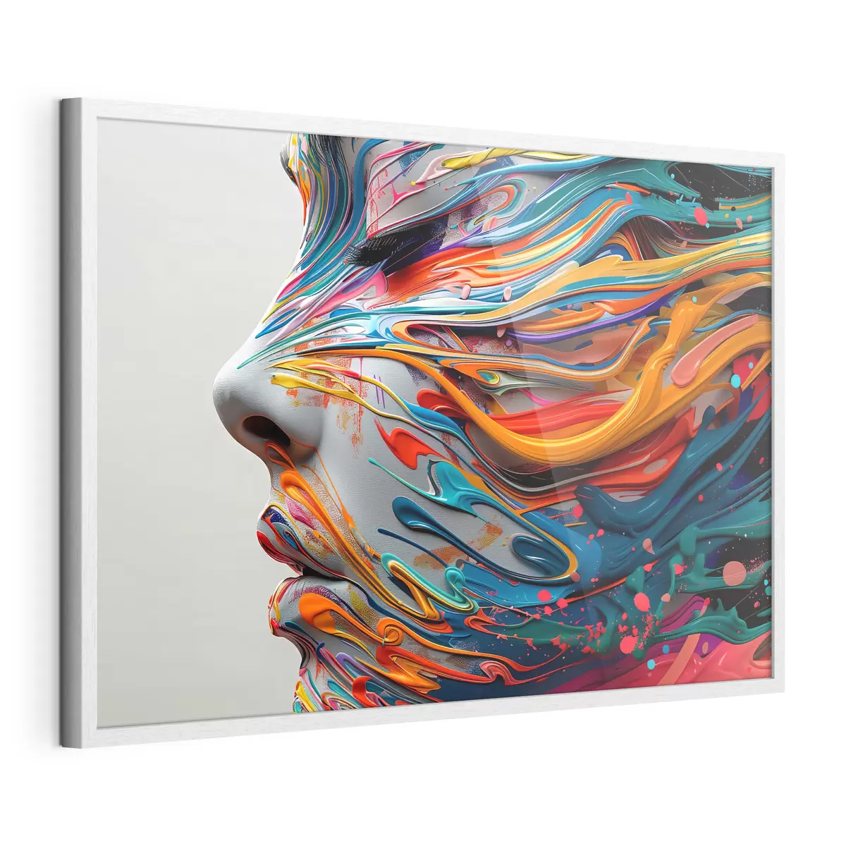 Poster Cara en pintura f40203
