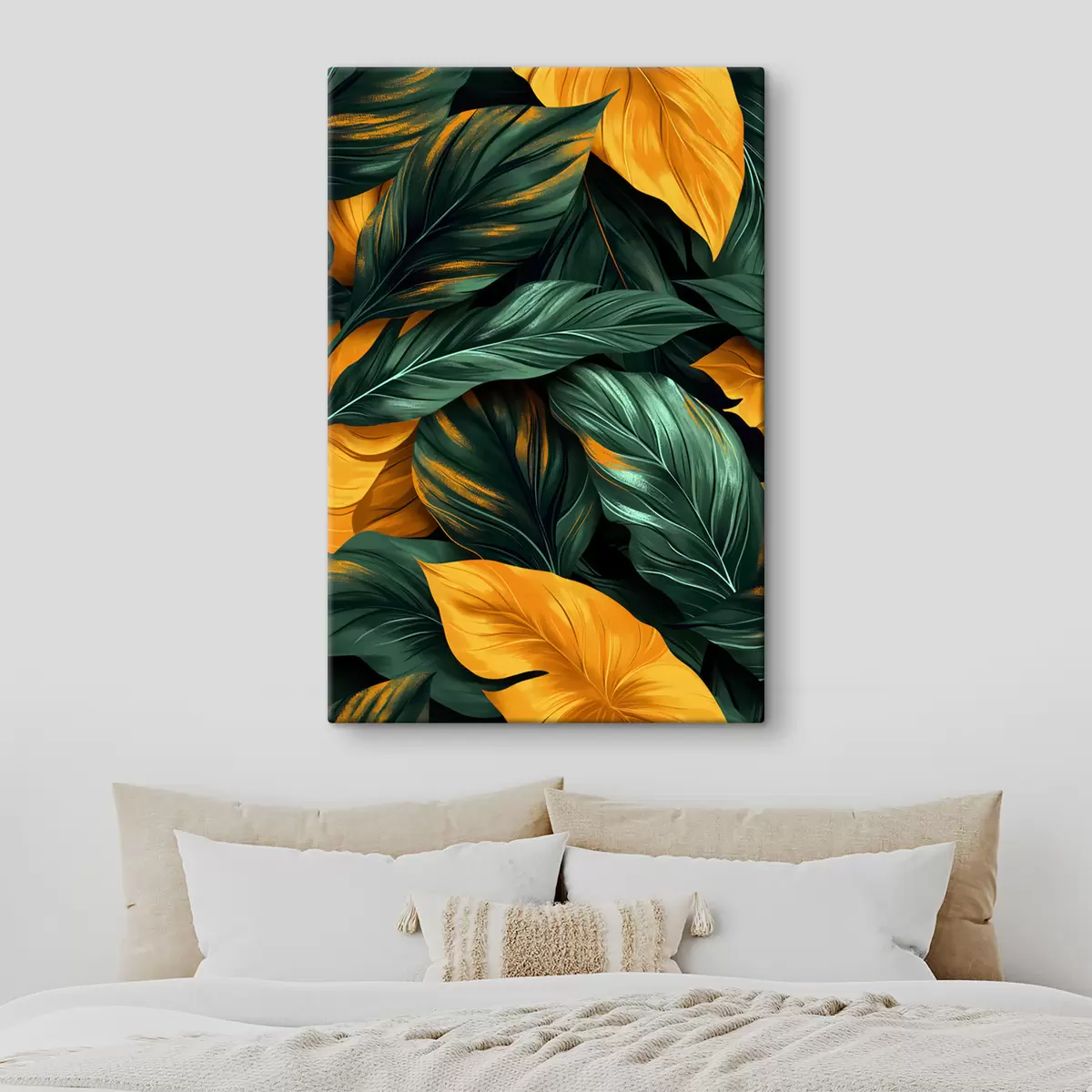 murales de pared hojas grandes s40241