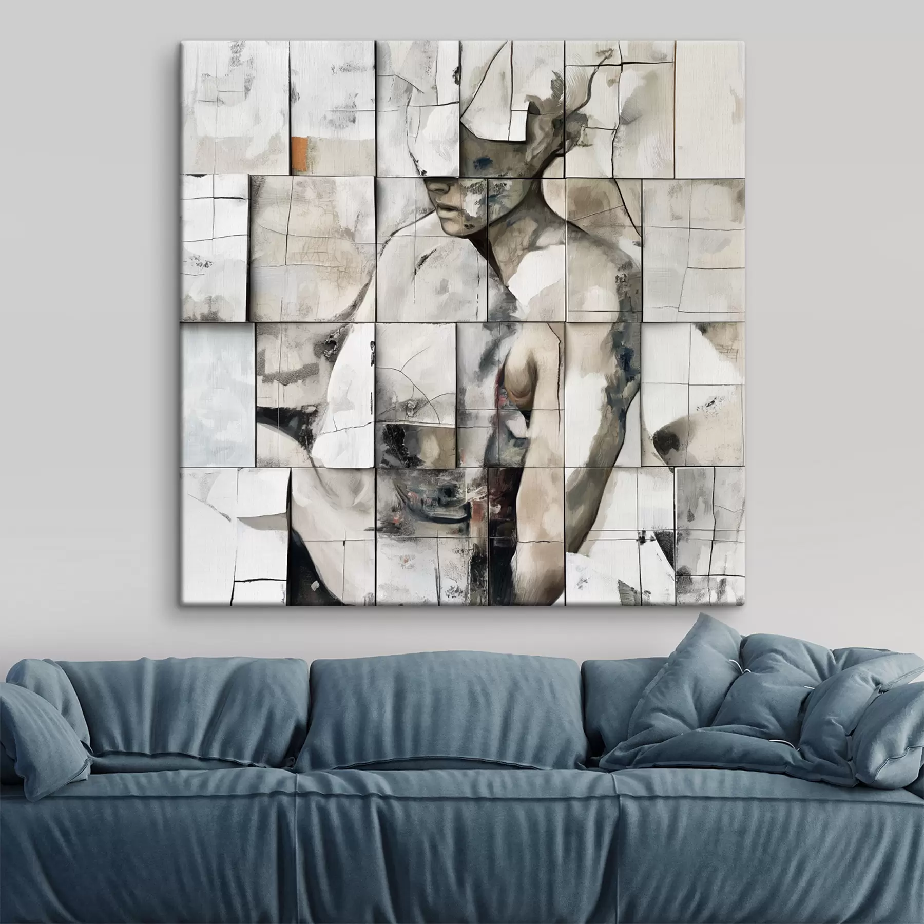 murales de pared Abstracción del hombre s40273