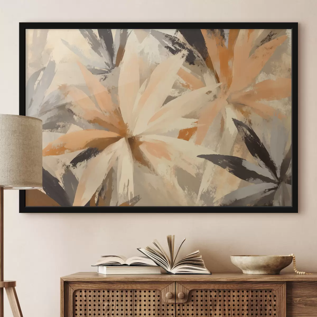 Poster flores abstractas f40265