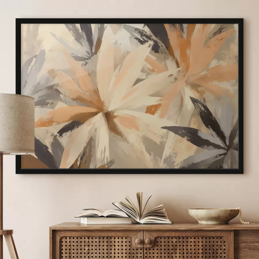 murales de pared flores abstractas f40265