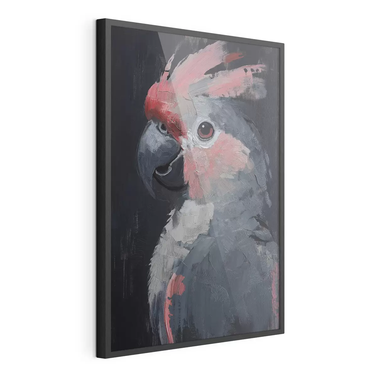 Poster El loro está pintado con acrílico f40266