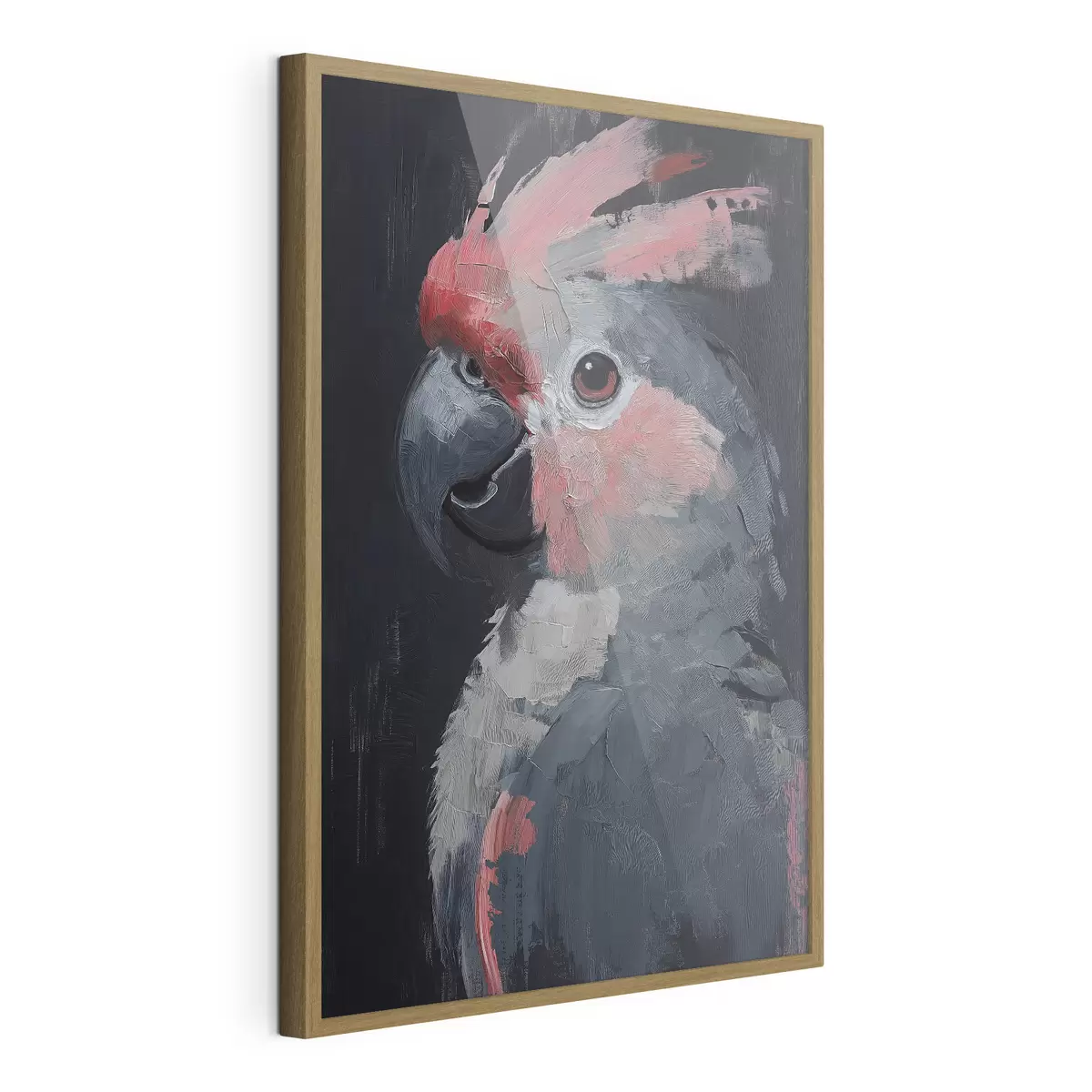 Poster El loro está pintado con acrílico f40266