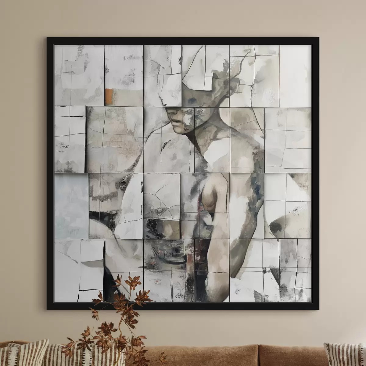 Poster Abstracción del hombre f40273