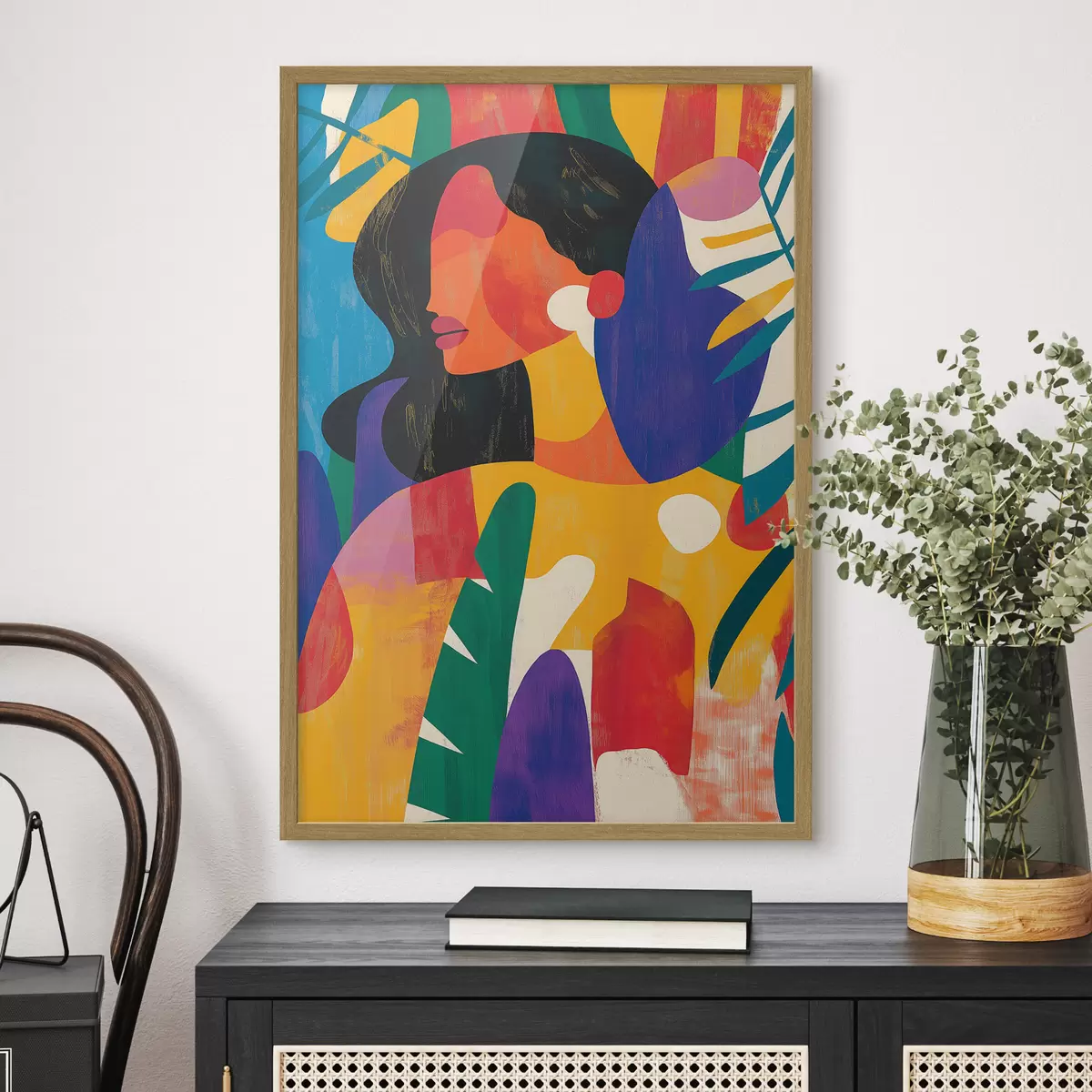 Poster Retrato en colores vivos f40275