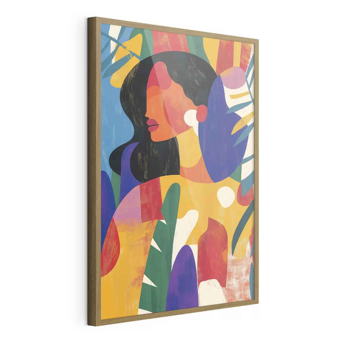 Poster Retrato en colores vivos f40275