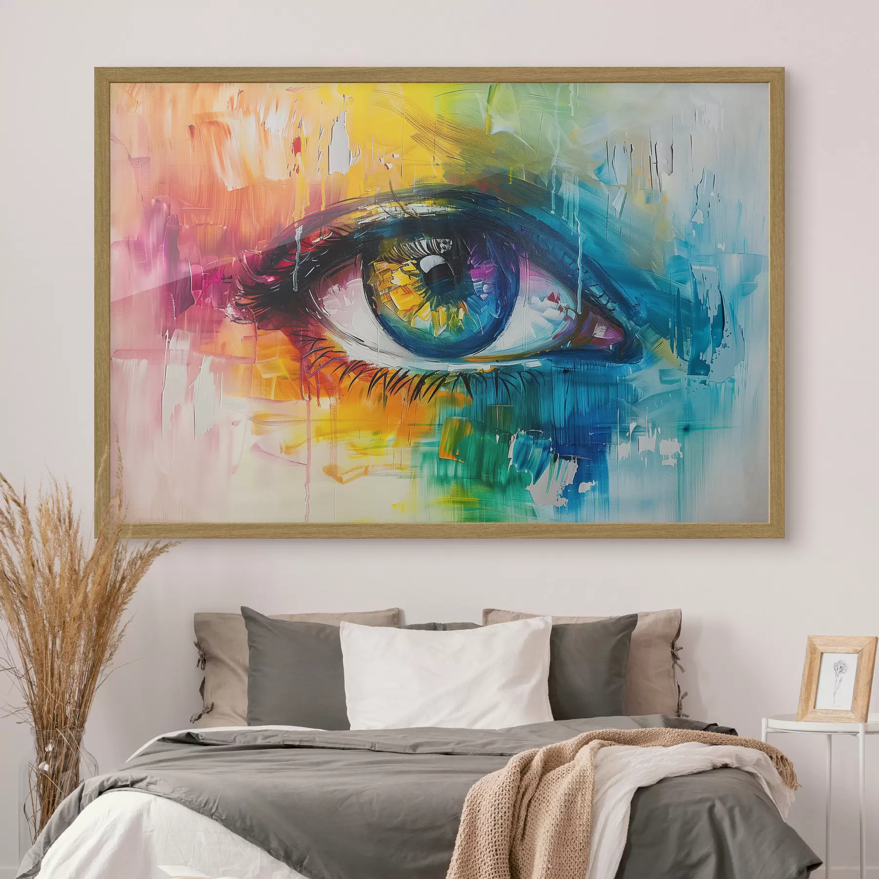 murales de pared Mirada arcoíris f40355