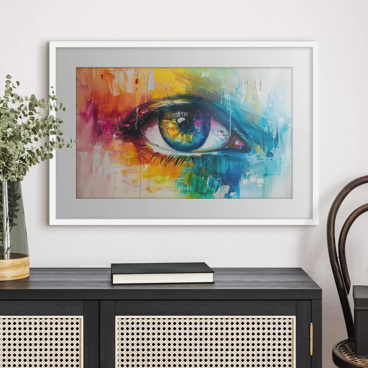 Poster Mirada arcoíris f40355