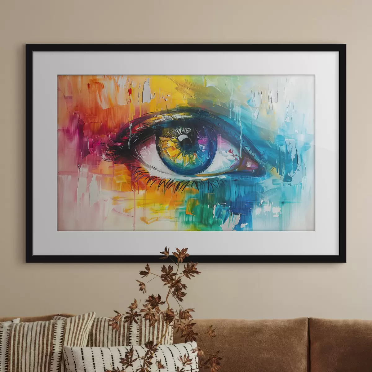 Poster Mirada arcoíris f40355