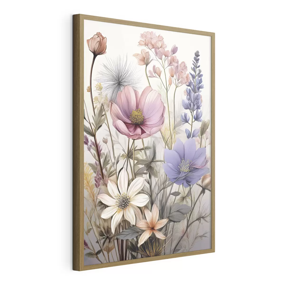Poster flores silvestres, arreglo floral f40423