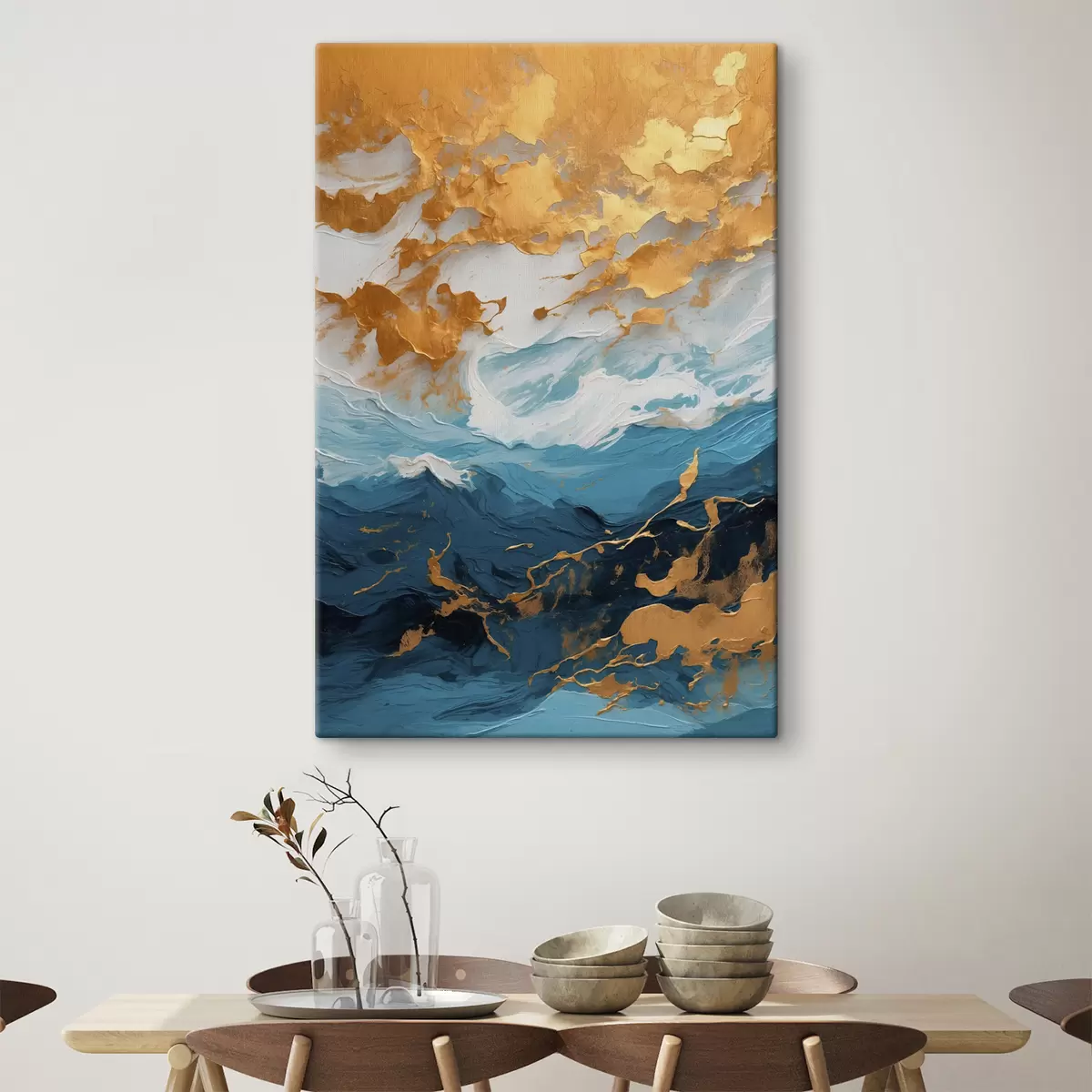 murales de pared Pintura al óleo abstracta s40342