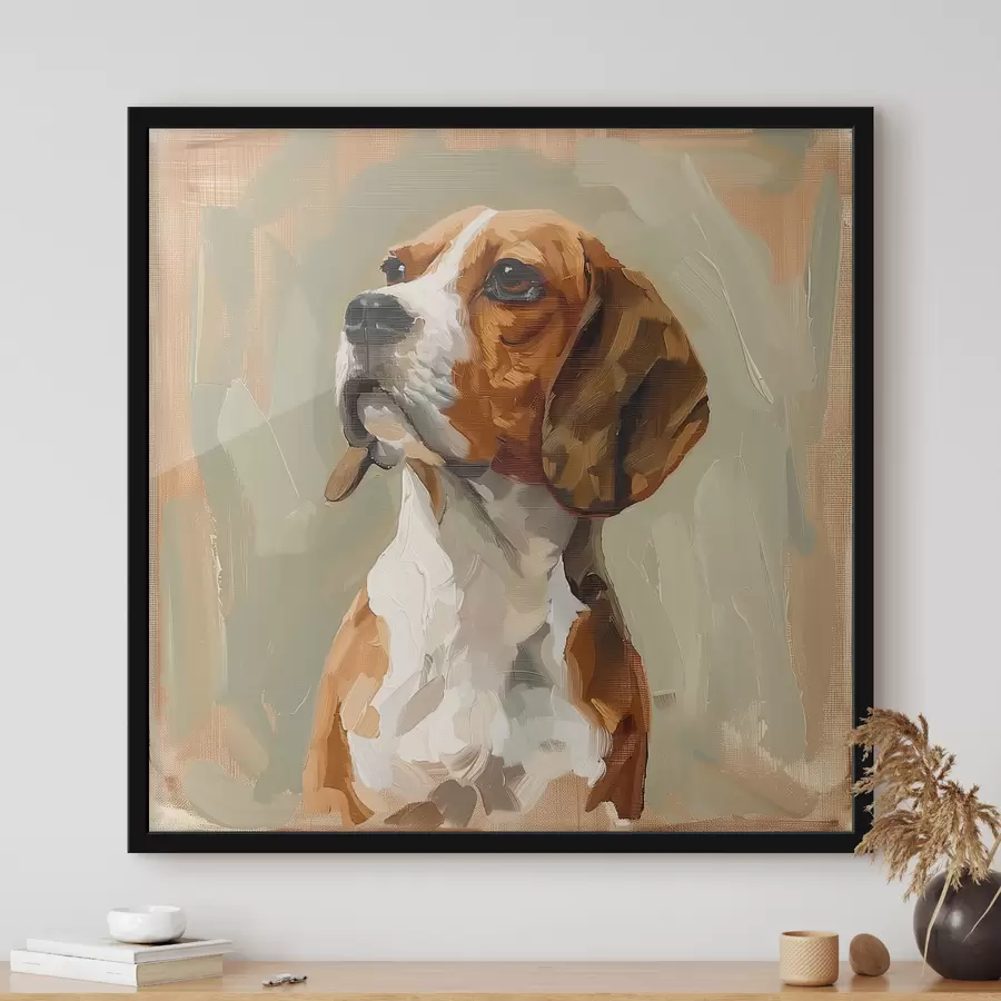 murales de pared Un beagle f40444