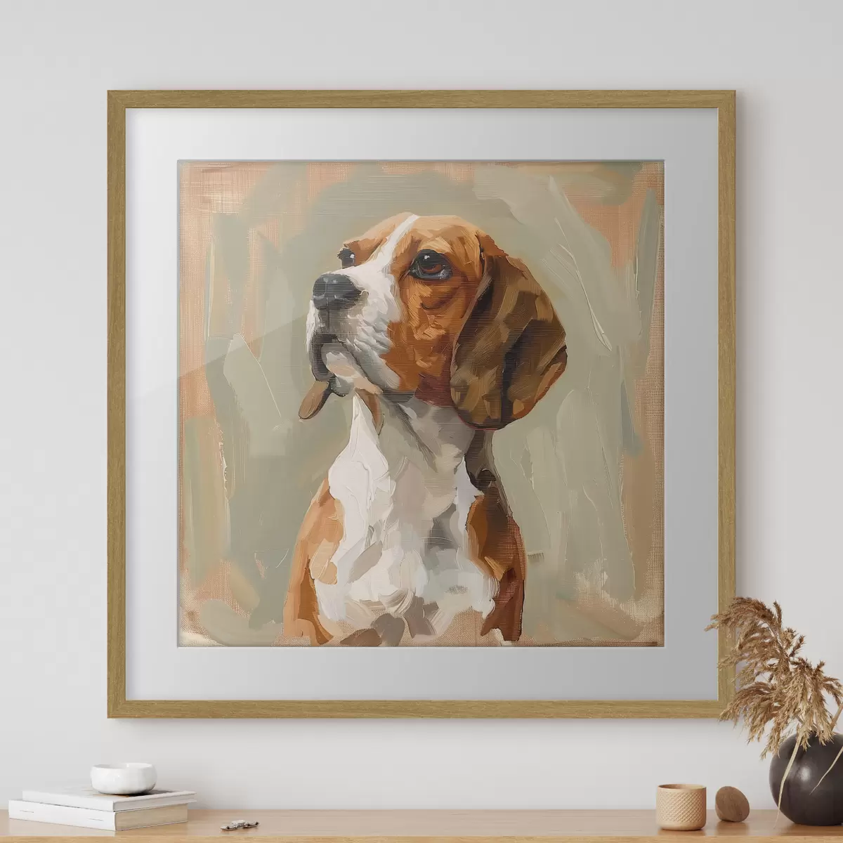 Poster Un beagle f40444