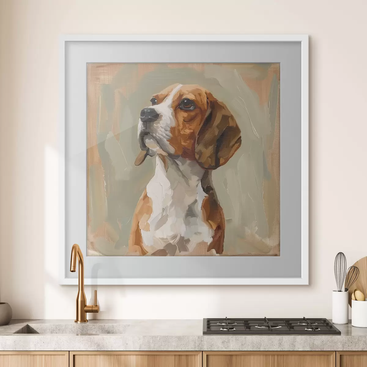 Poster Un beagle f40444