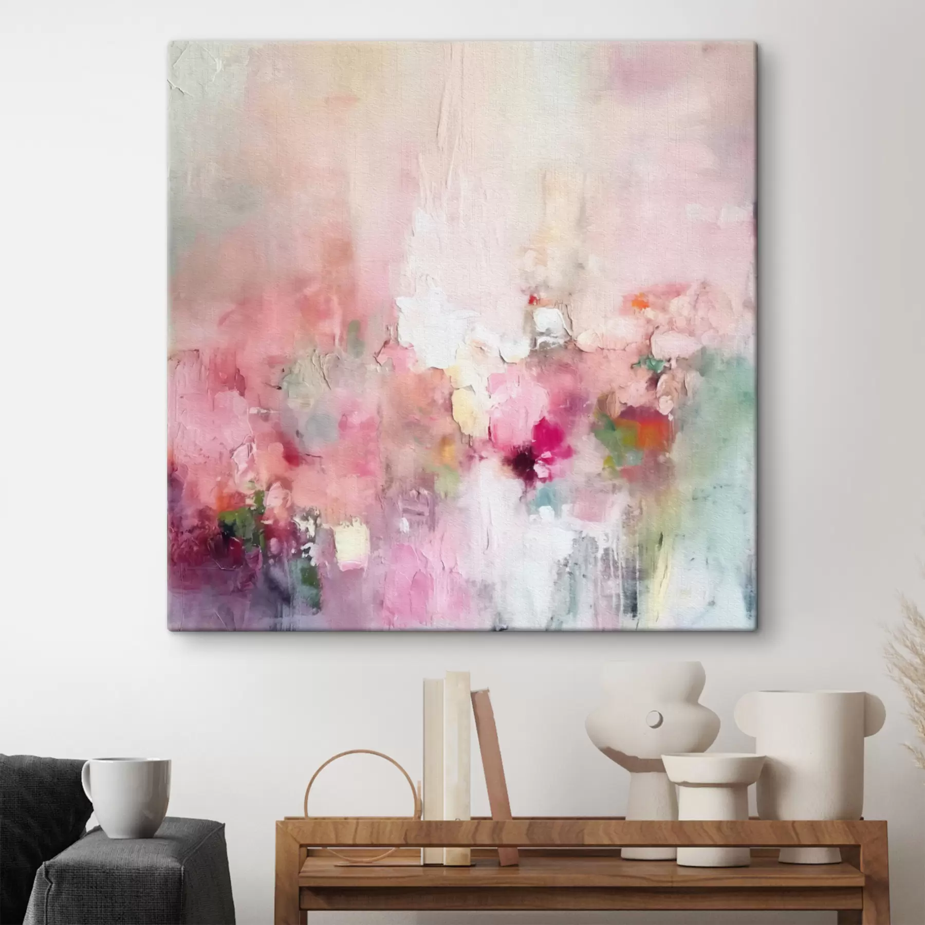 murales de pared Estilo moderno de grandes pinceladas abstractas. s40512