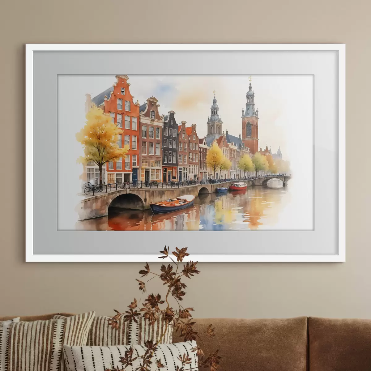 Poster Aguas de Ámsterdam f40561