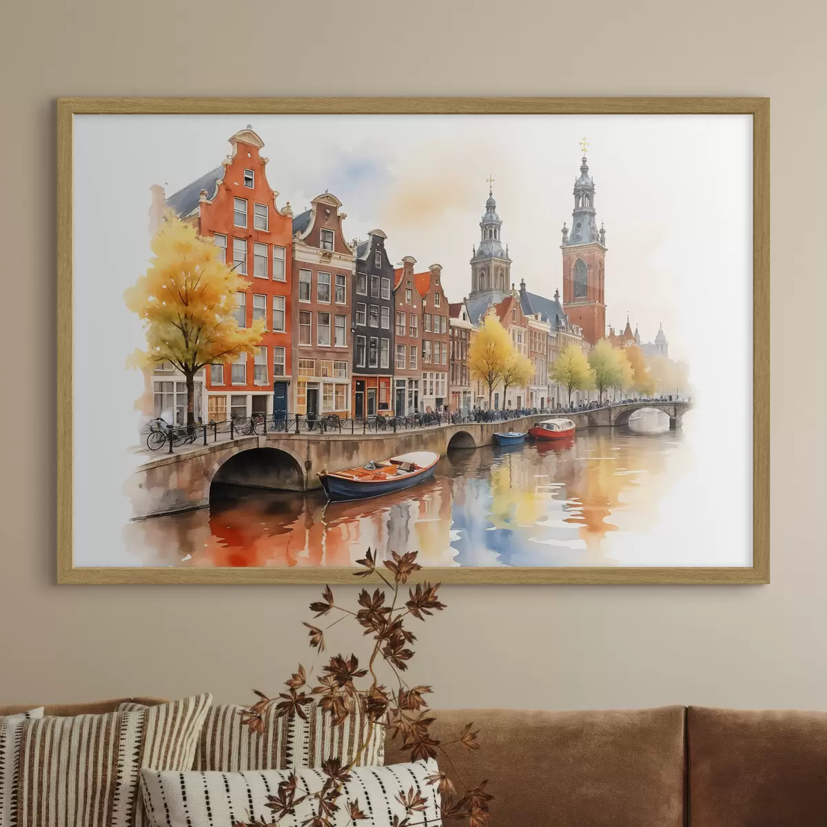Poster Aguas de Ámsterdam f40561