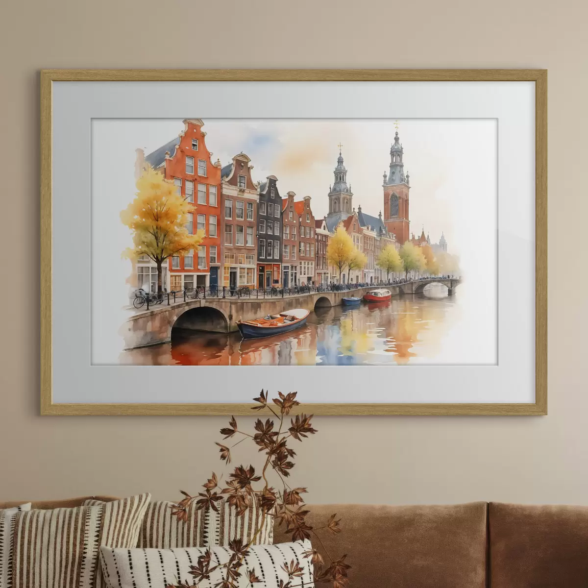 Poster Aguas de Ámsterdam f40561