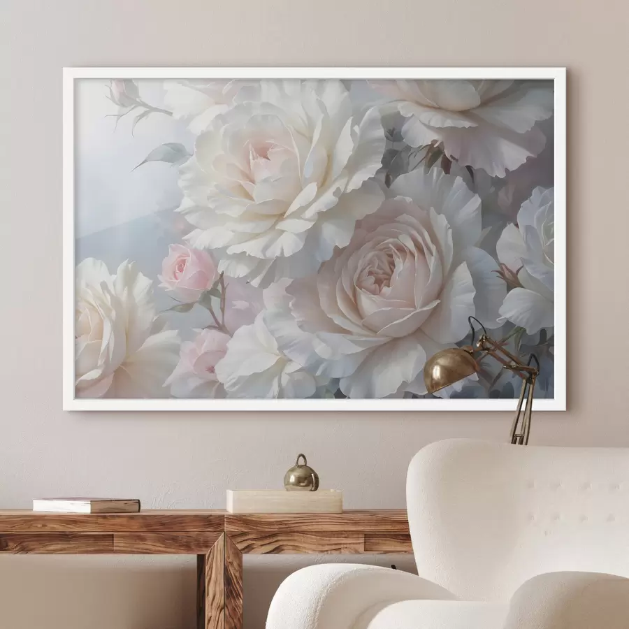 murales de pared Caricia de rosas f40562