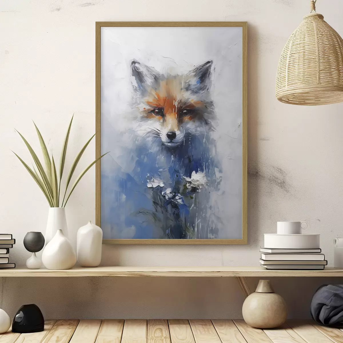 Poster Zorro en azul f40524