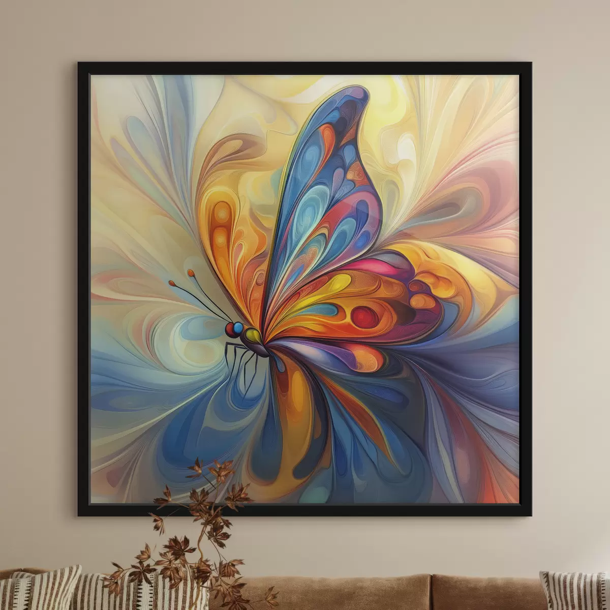 Poster Mariposa abstracta f40451