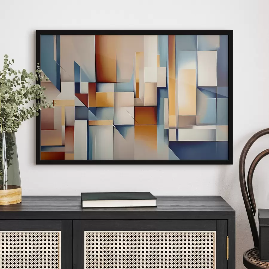 murales de pared Abstracción geométrica f40452