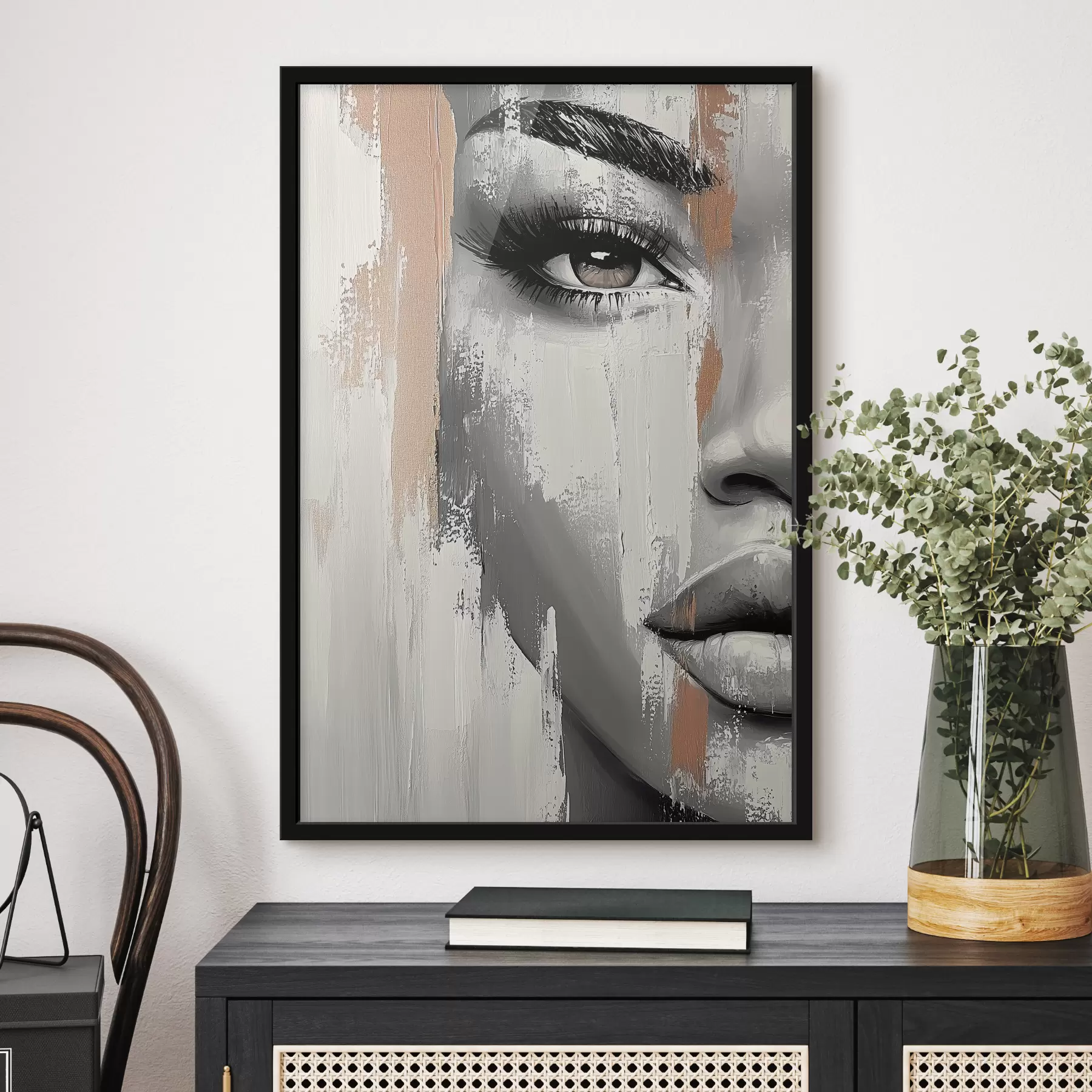 murales de pared Cara de una mujer f40535