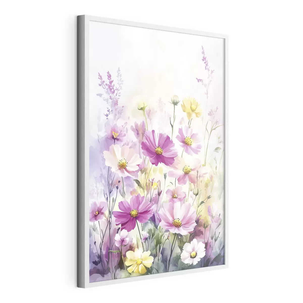Poster Flores silvestres de acuarela abstracta f40538