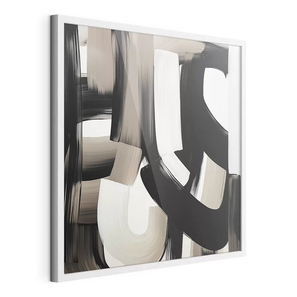 Poster Cuadro abstracto con trazos grandes f40581