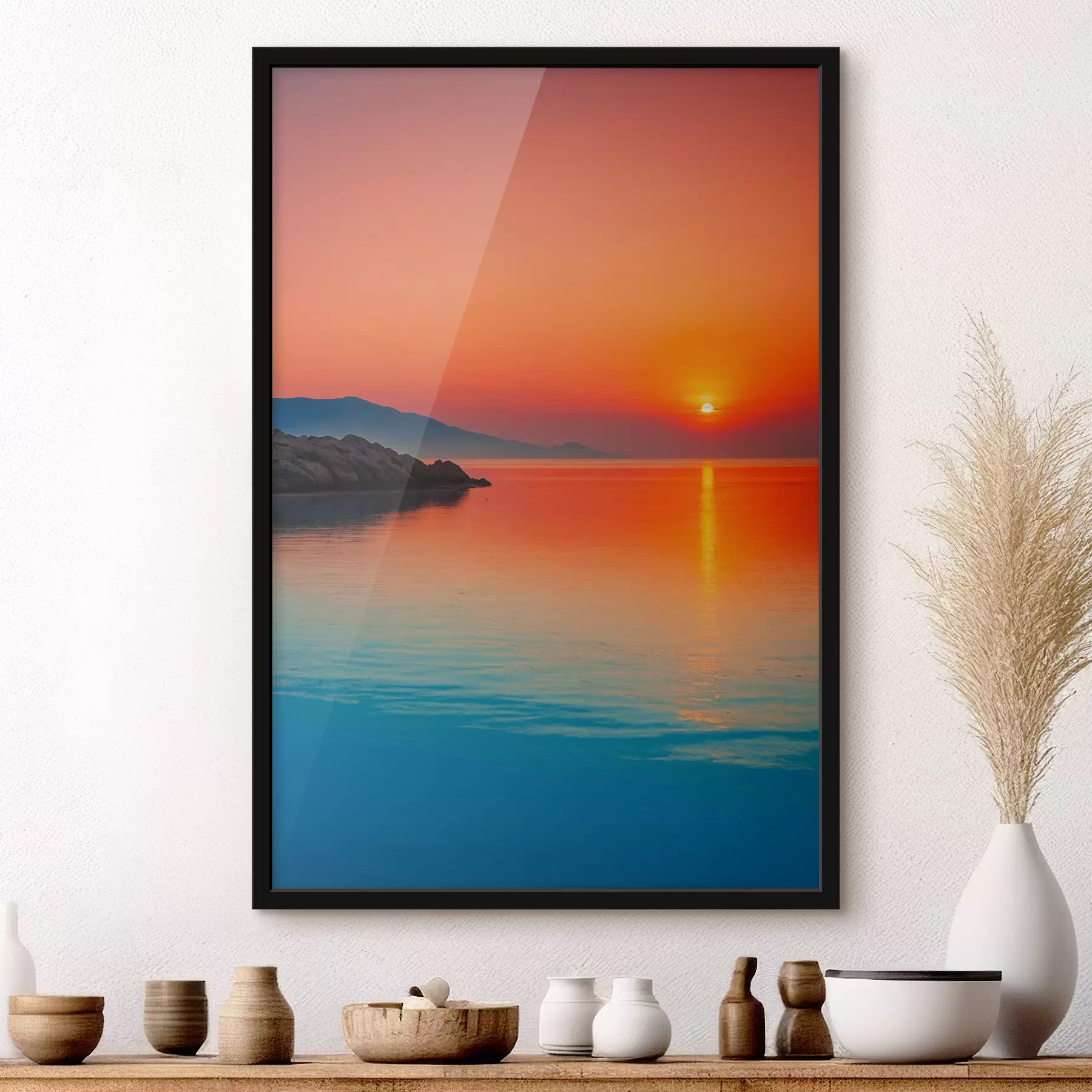 murales de pared Mar al atardecer f40464