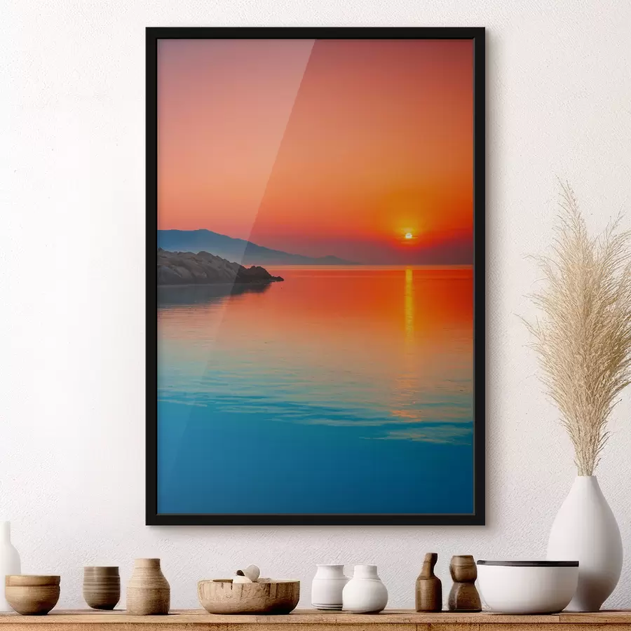 murales de pared Mar al atardecer f40464