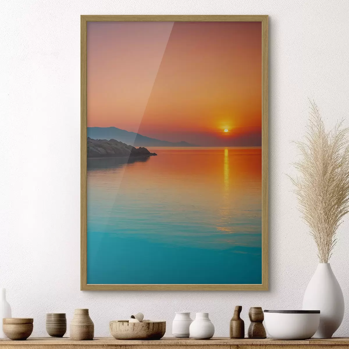 Poster Mar al atardecer f40464