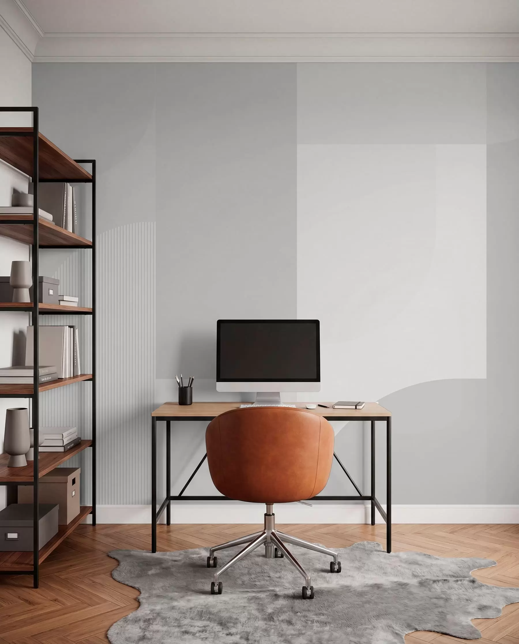 murales de pared Minimalismo de geometría elegante w01500v1