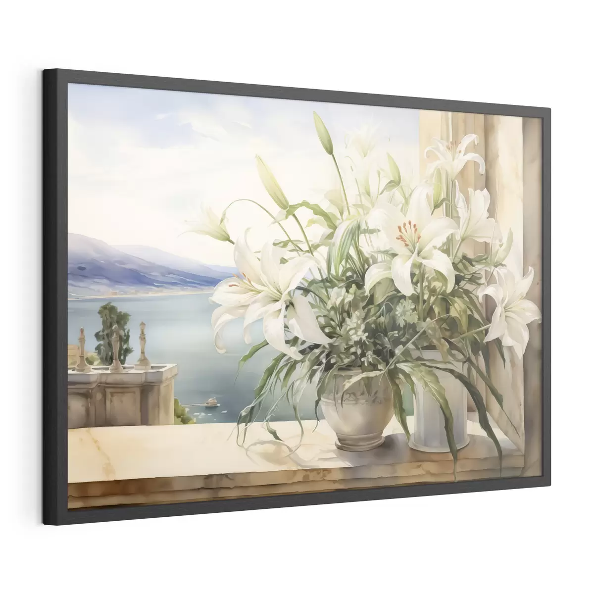 Poster Lirios junto al mar f40682