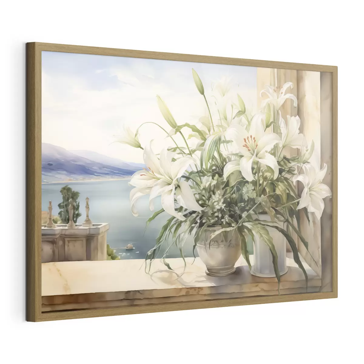 Poster Lirios junto al mar f40682