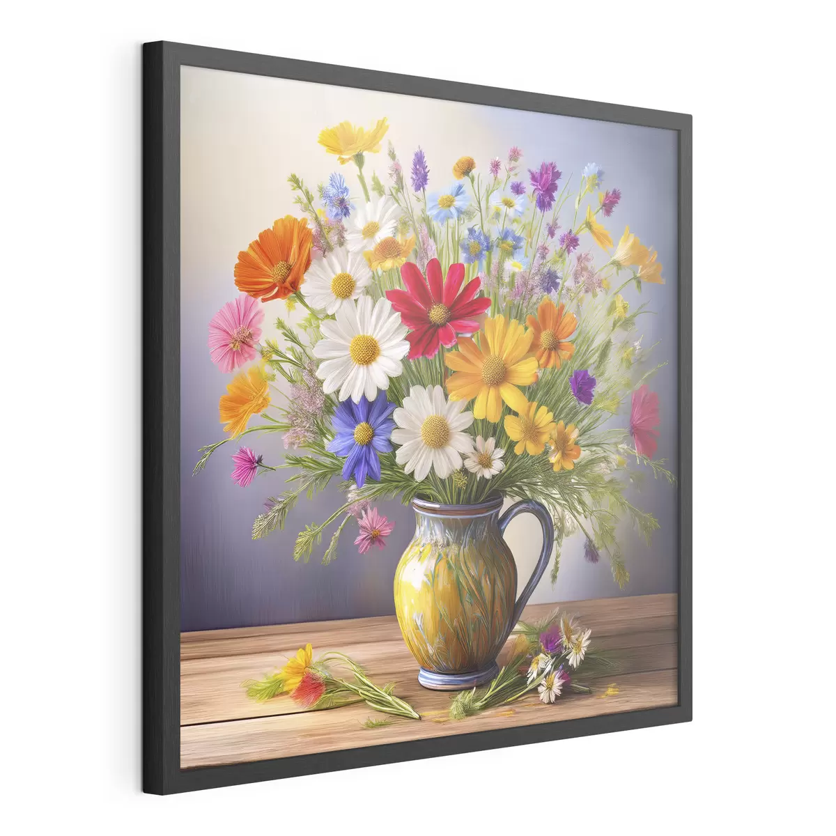 Poster un brillante ramo de flores silvestres f40707