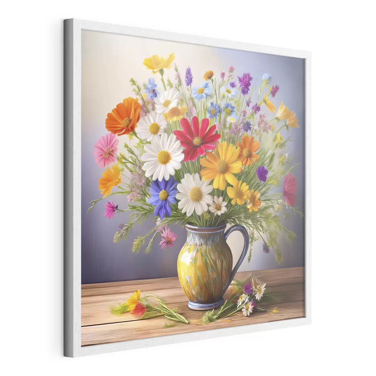Poster un brillante ramo de flores silvestres f40707