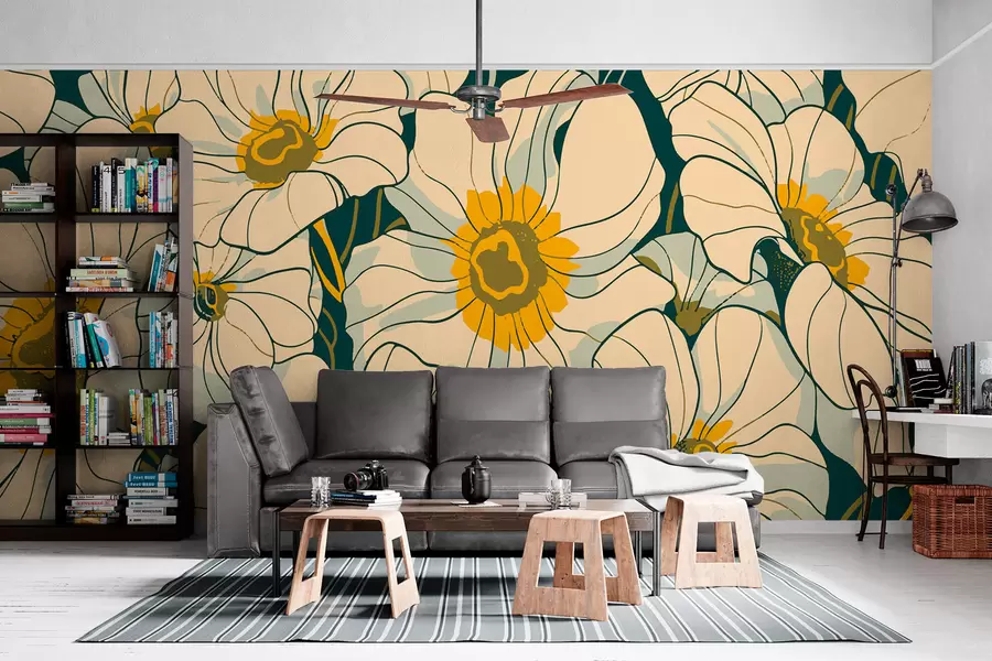 murales de pared Flores w01069