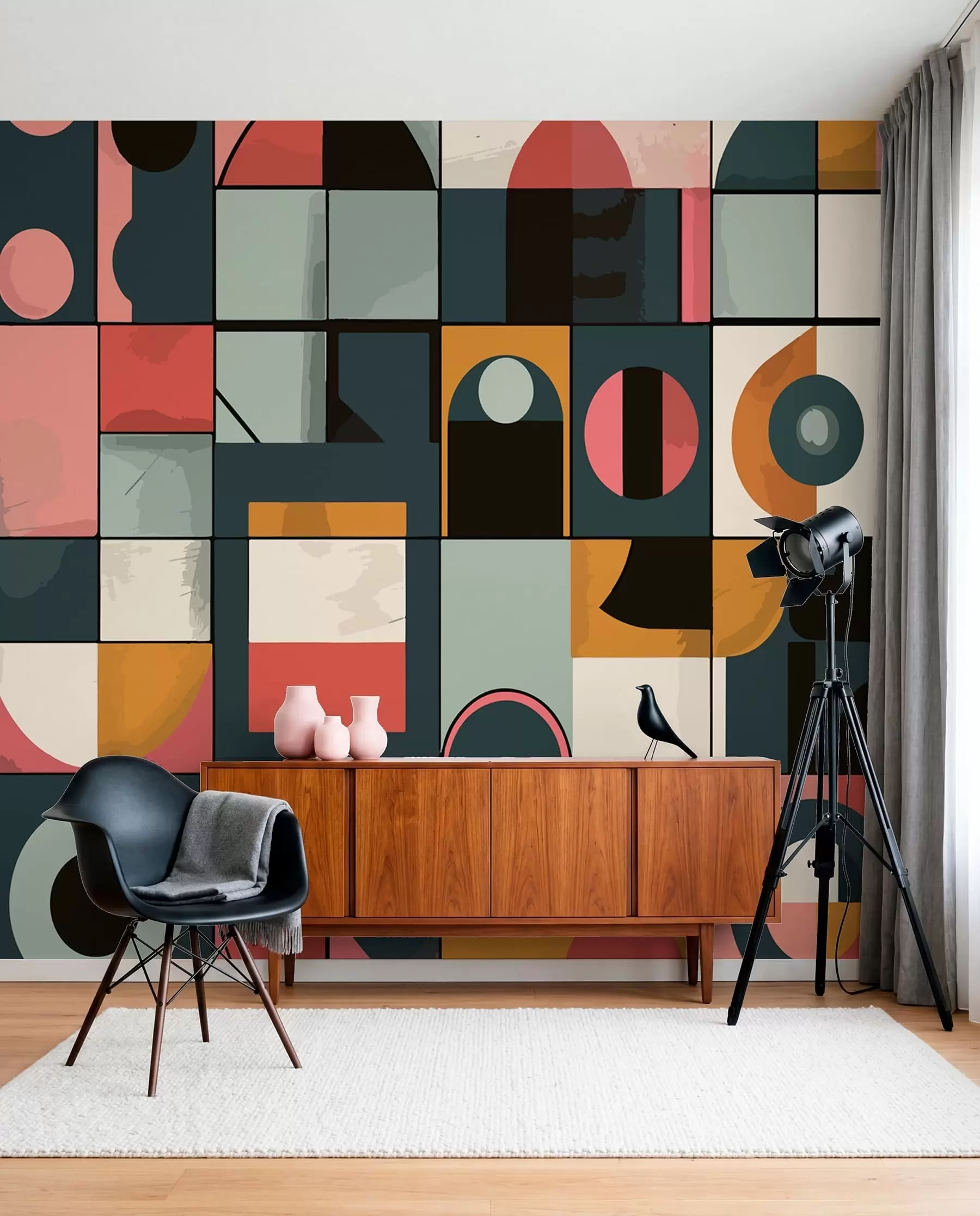 murales de pared Estilo Bahaus w01075