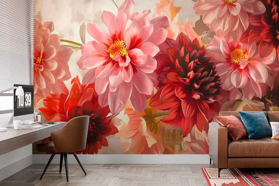 murales de pared Flores w01097