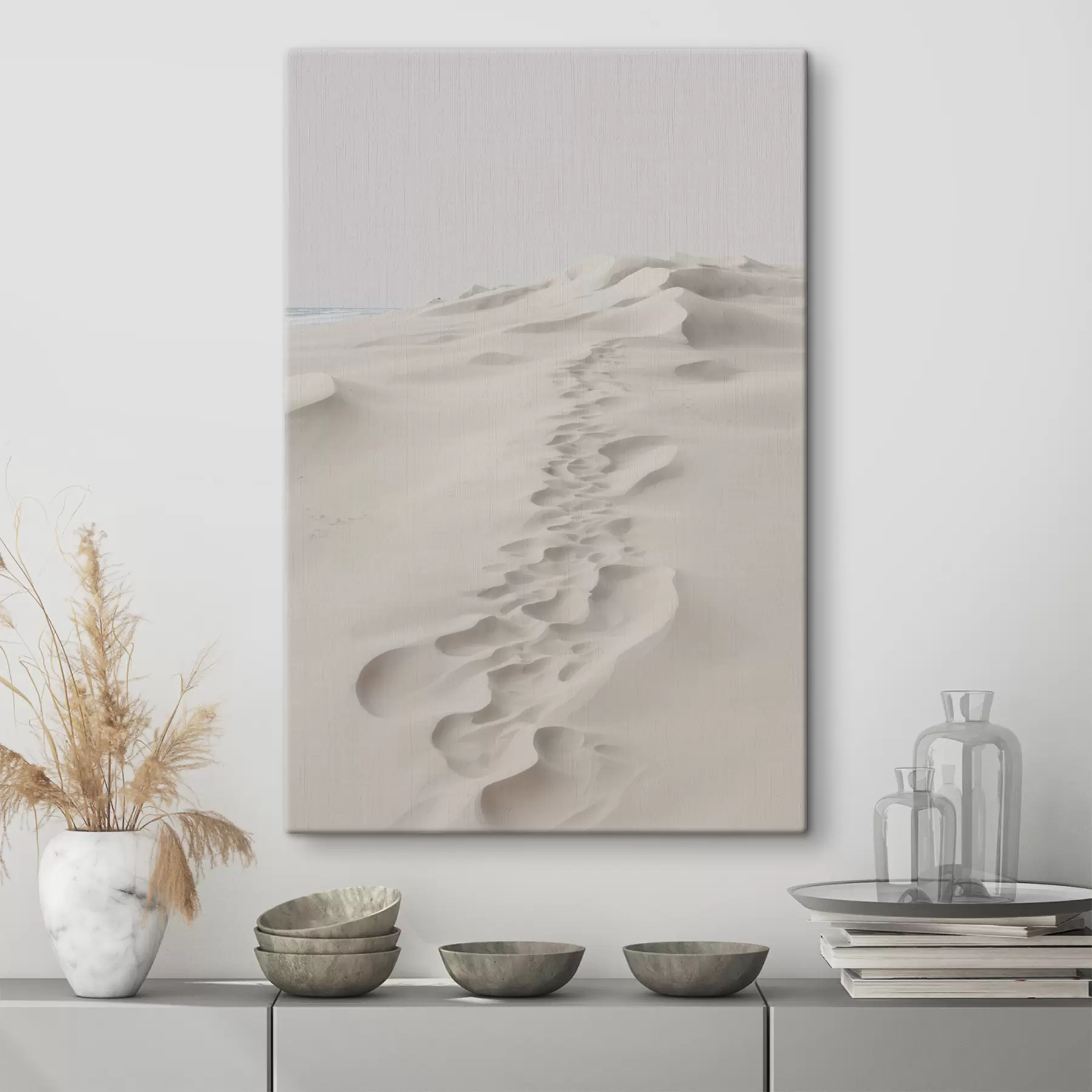 murales de pared Sendero sobre arena blanca s40624