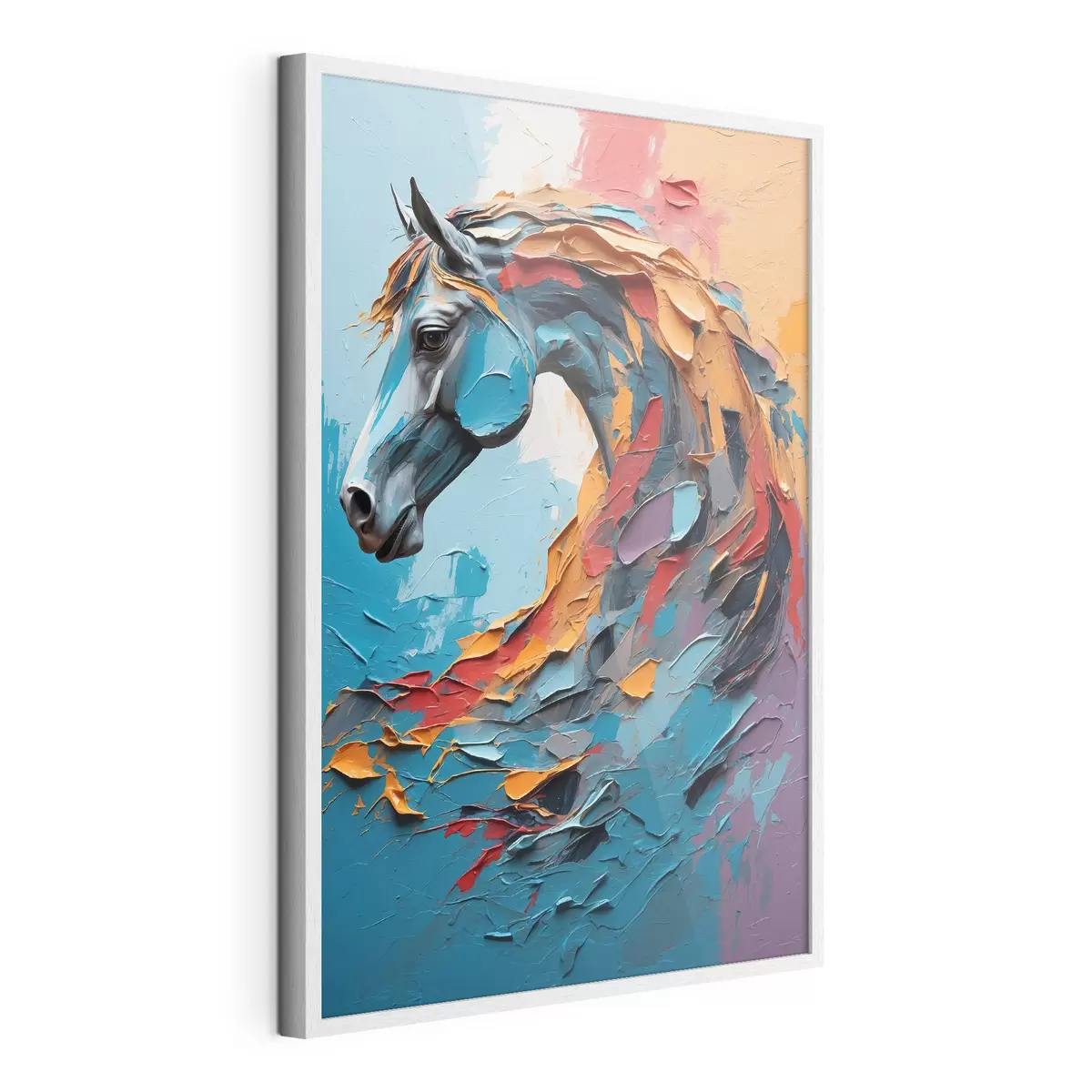 Poster Cabeza de caballo abstracta f40694