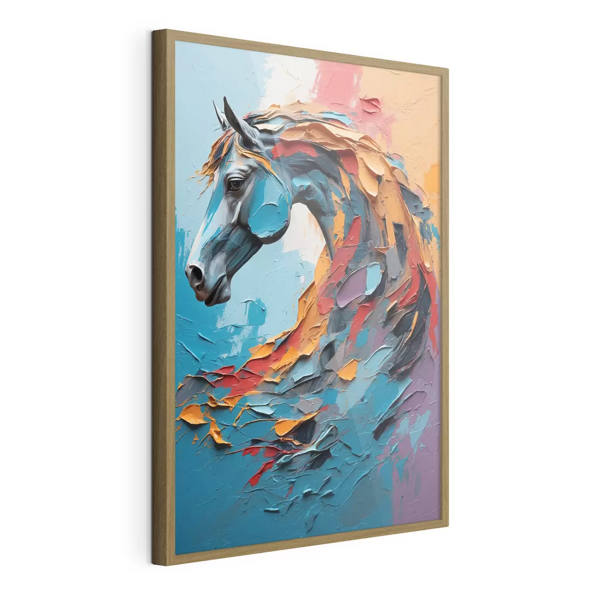 Poster Cabeza de caballo abstracta f40694