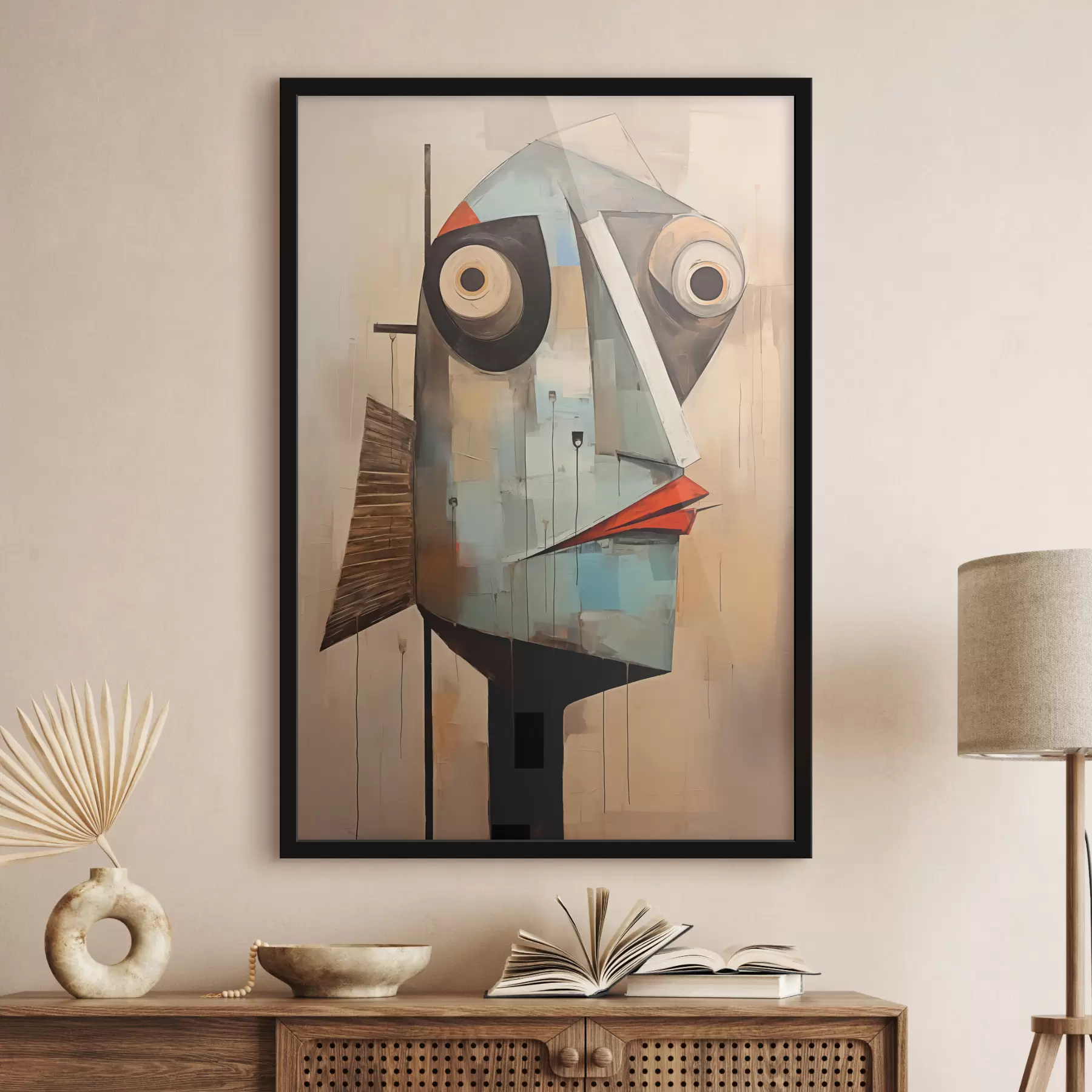 murales de pared Retrato abstracto surrealista f40797