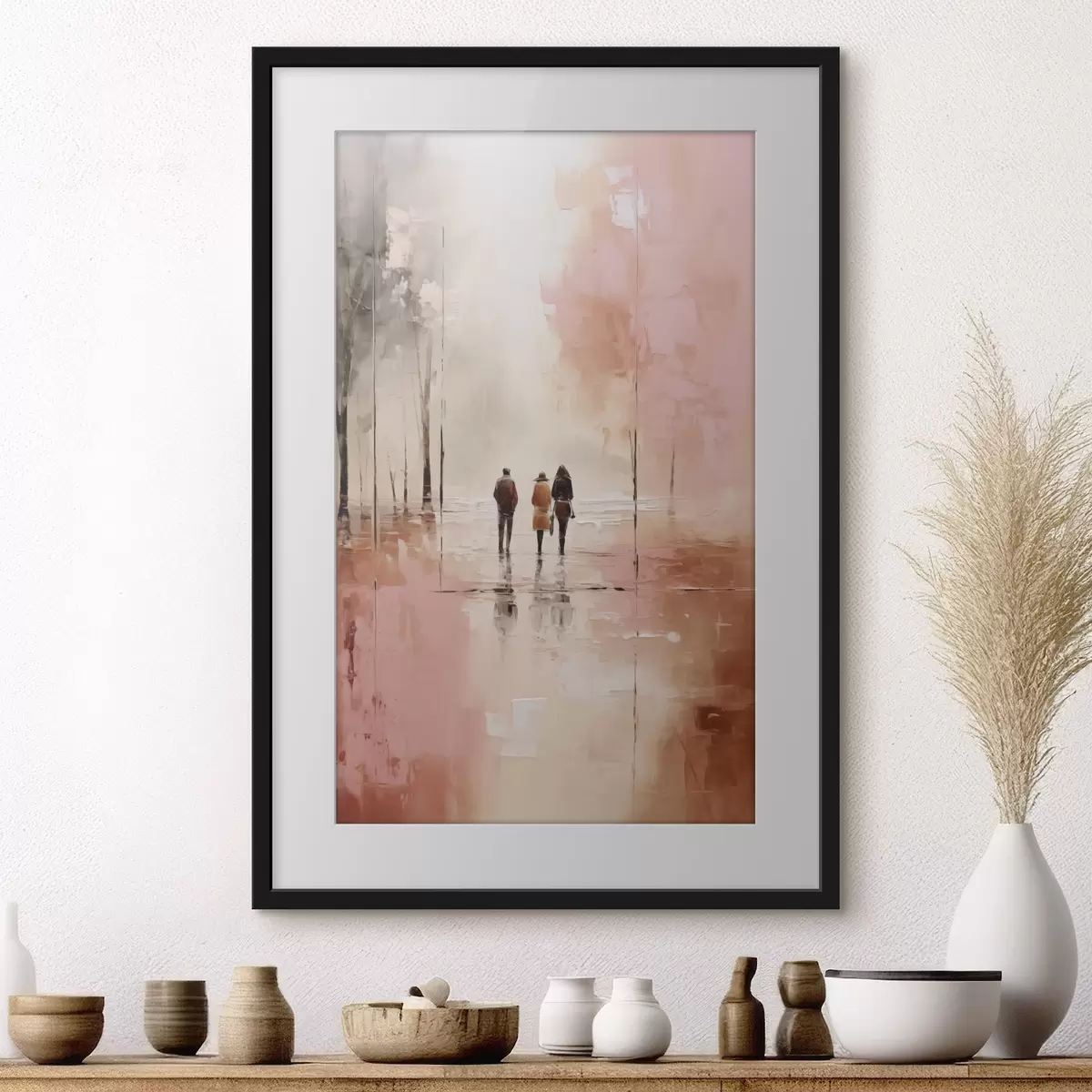 Poster Paseo en rosa f40802