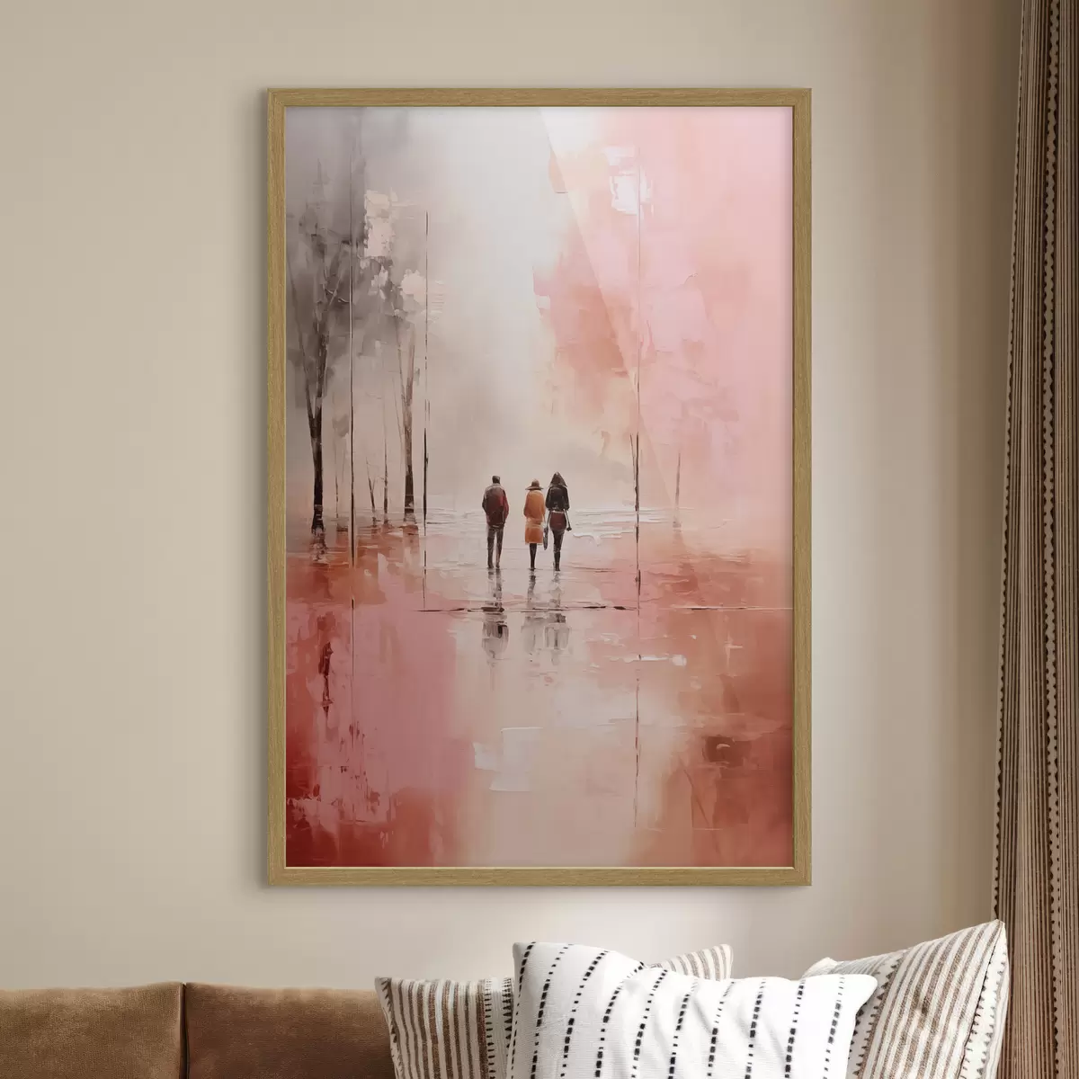 Poster Paseo en rosa f40802