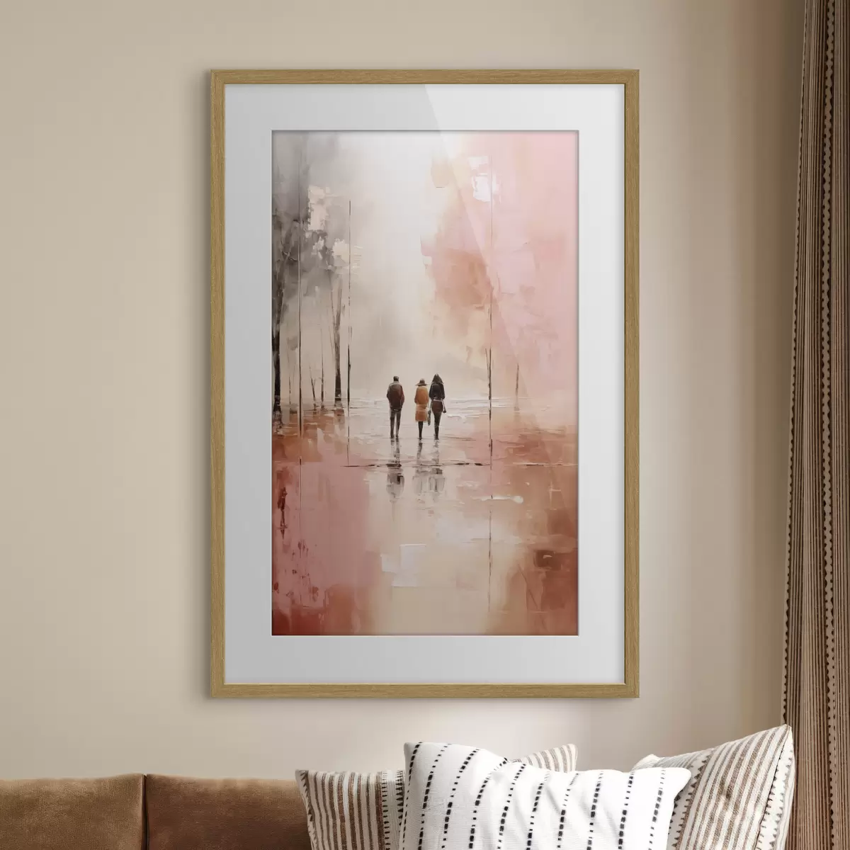 Poster Paseo en rosa f40802