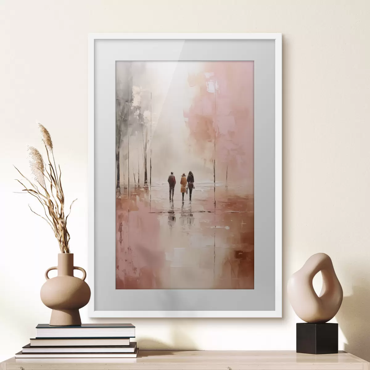 Poster Paseo en rosa f40802