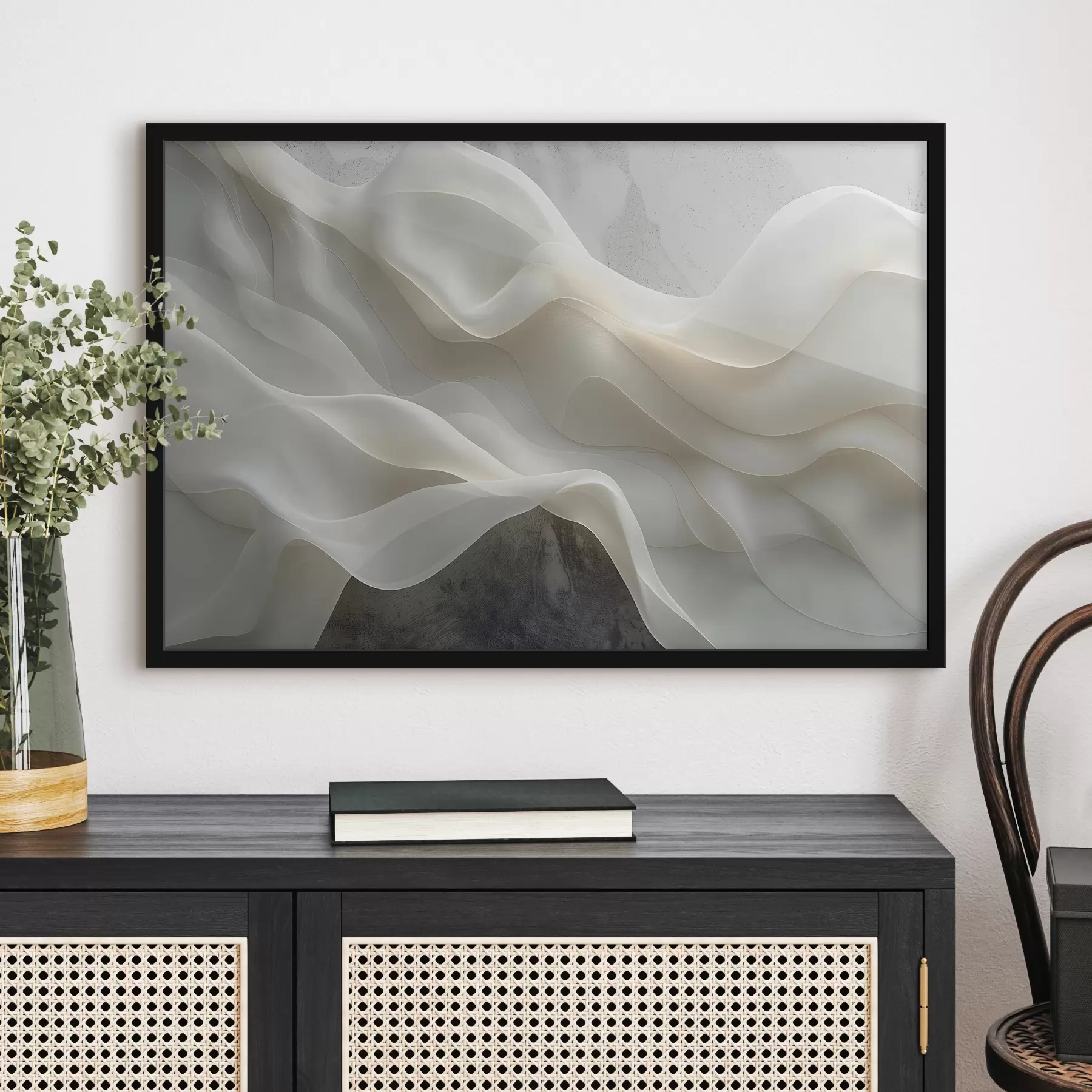 murales de pared Ondas abstractas f40744