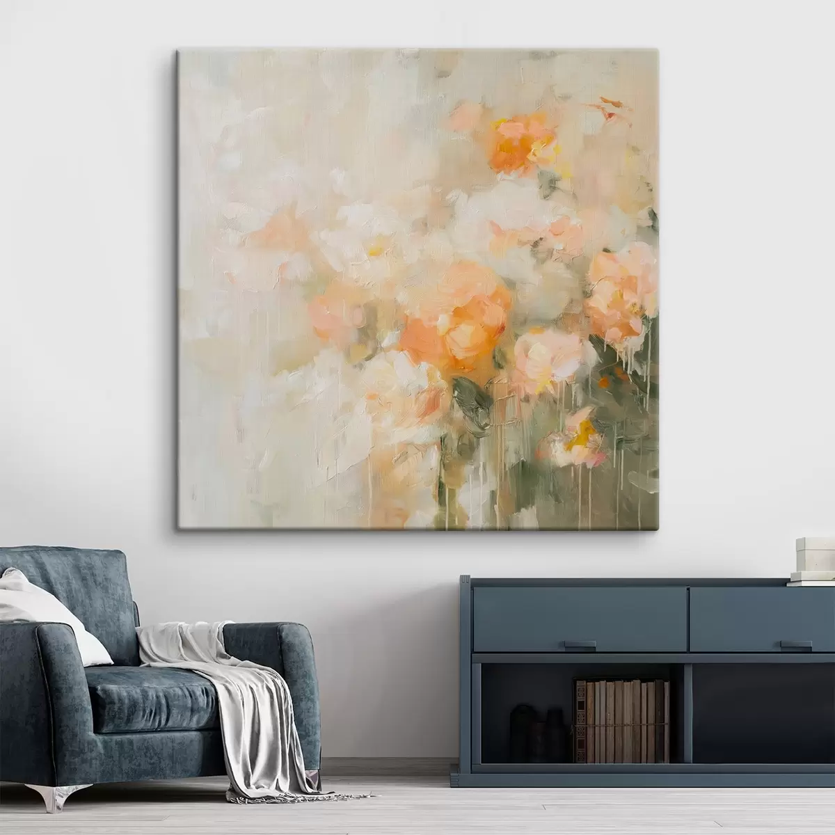 murales de pared flores abstractas s40830